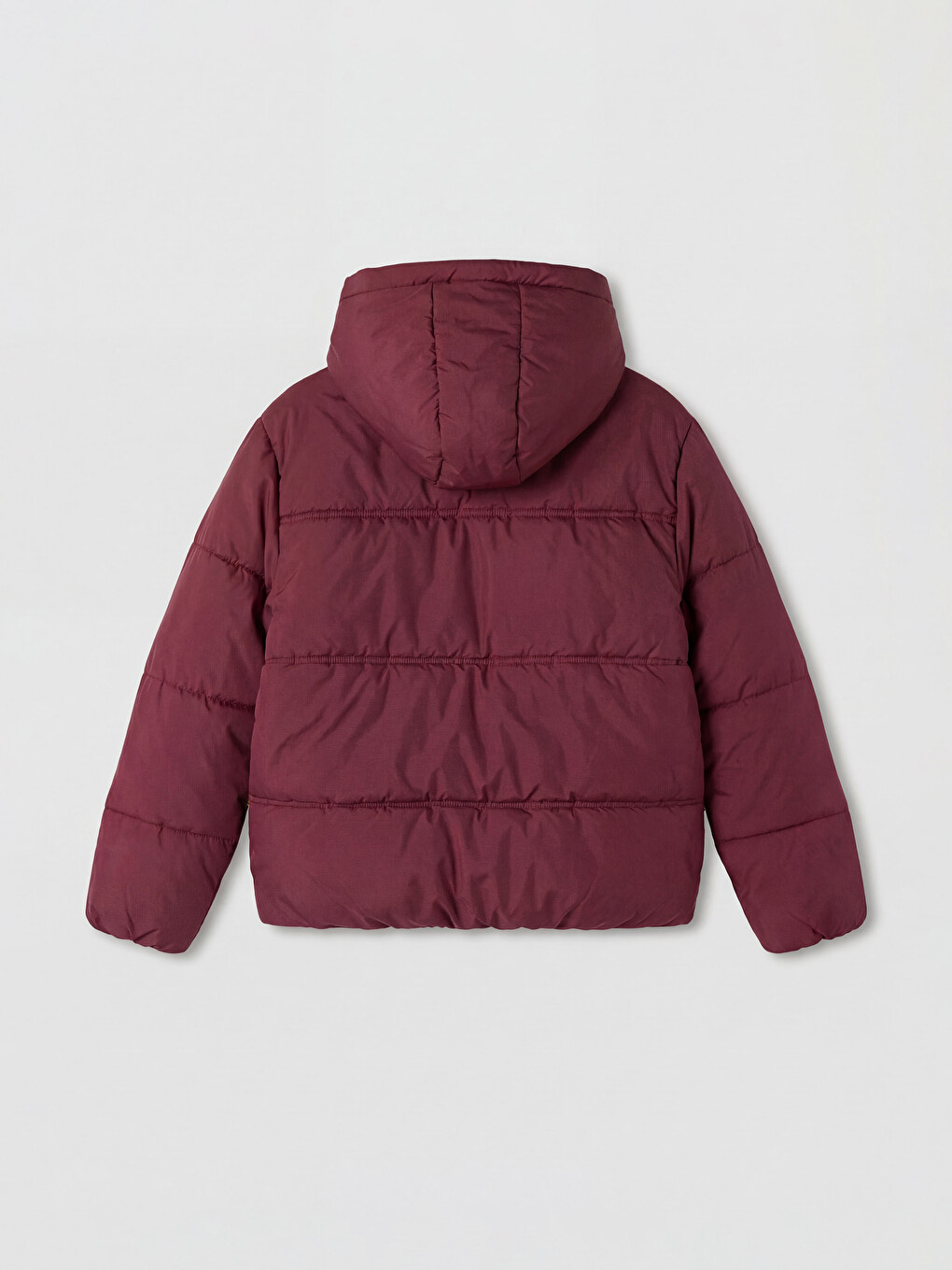 Hooded Girls' Puffer Coat-1