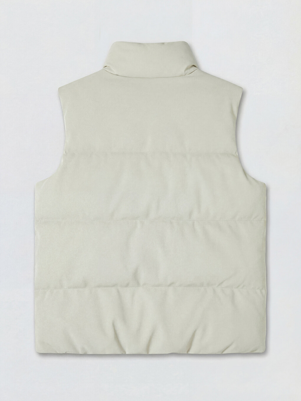 Mock Neck Quilted Girls' Puffer Gilet-1