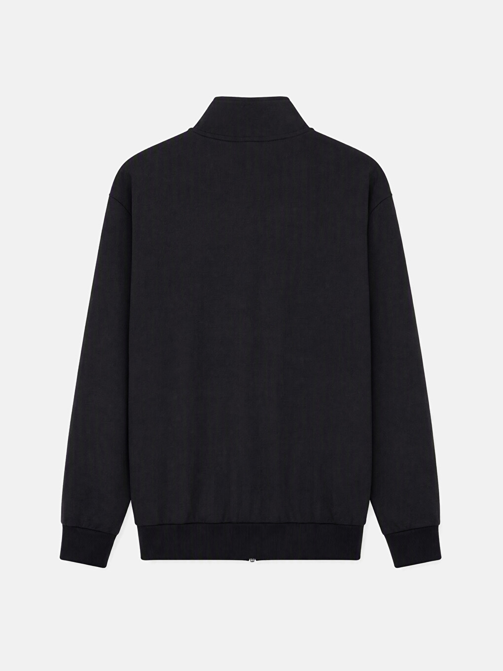 Man Navy Zip-up Sweatshirt-1