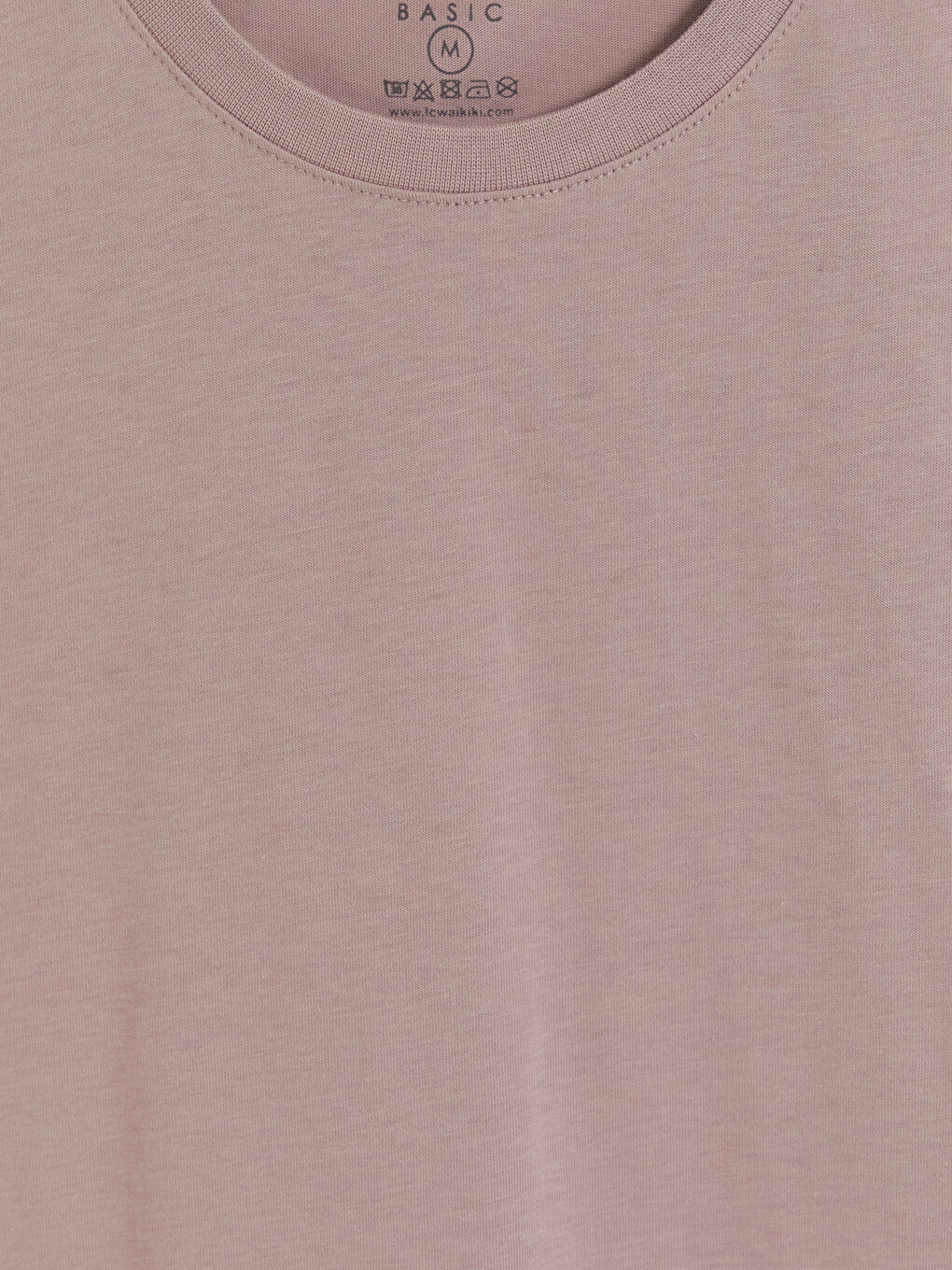 Pembe Regular Fit İnce Kumaş Tişört /03-1