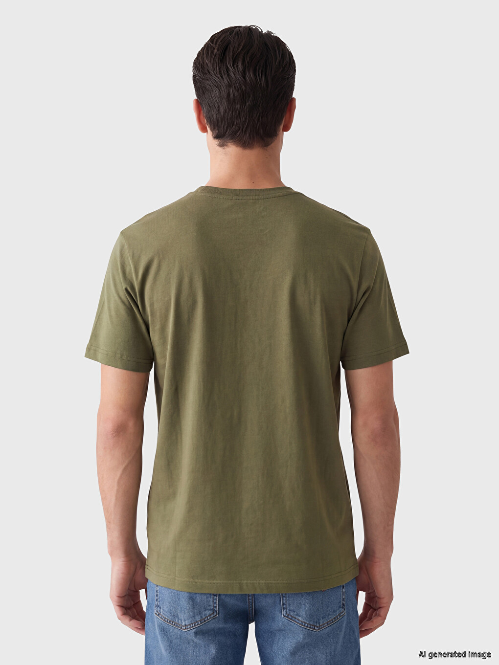 Regular Fit Thin Fabric T-shirt /03-2