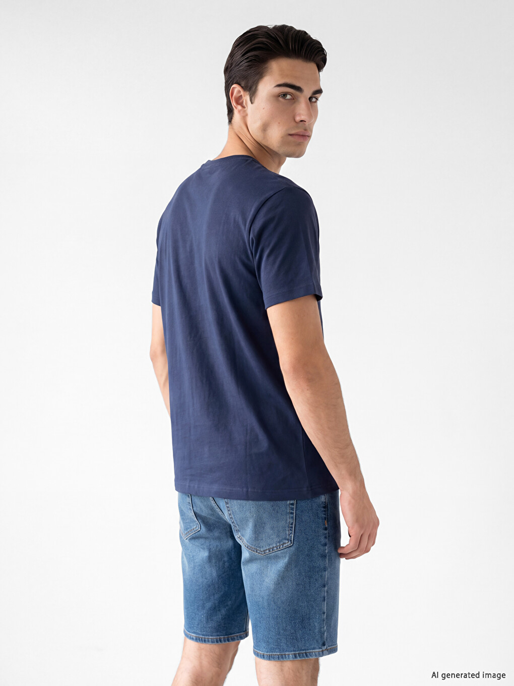 Regular Fit T-shirt Aus 100 % Baumwolle Für Herren-2