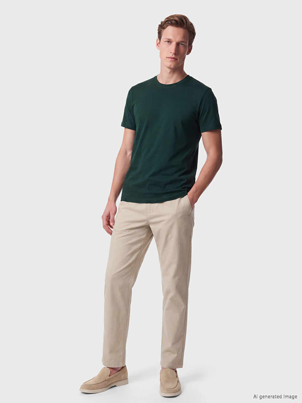 تي شيرت قماش رقيق Regular Fit /03-1