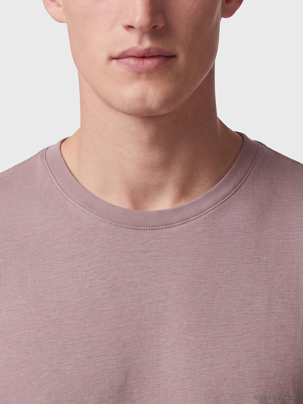 Pembe Regular Fit İnce Kumaş Tişört /03-2