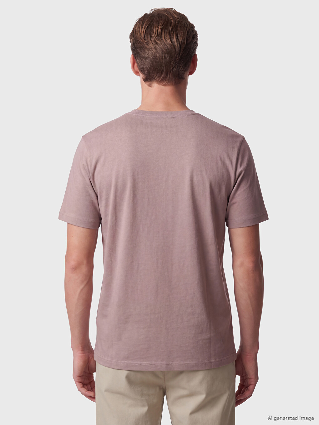 Pembe Regular Fit İnce Kumaş Tişört /03-3