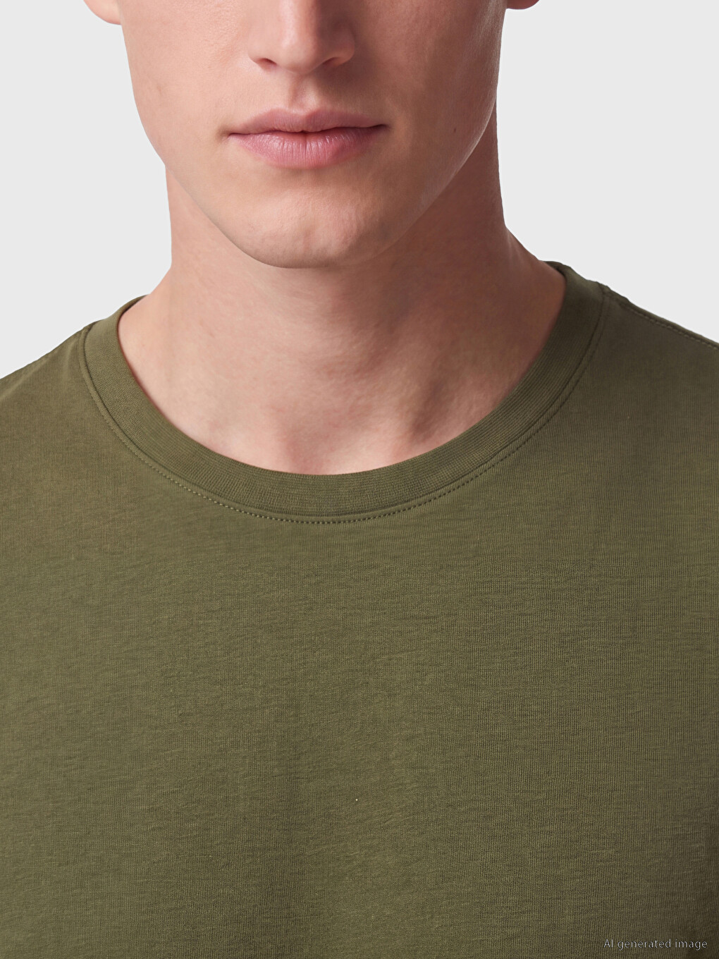 Regular Fit Thin Fabric T-shirt /03-2