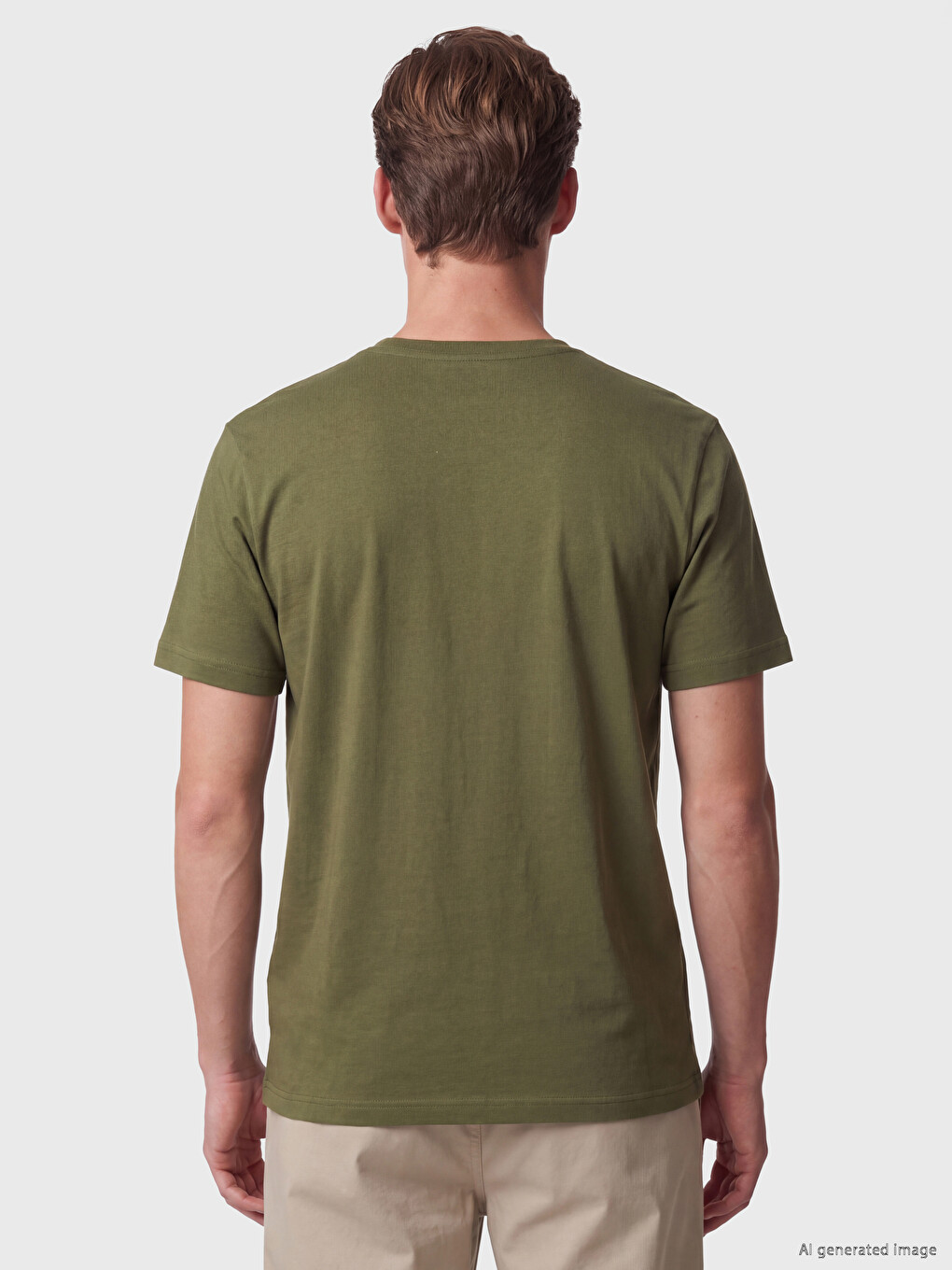 Regular Fit Thin Fabric T-shirt /03-3