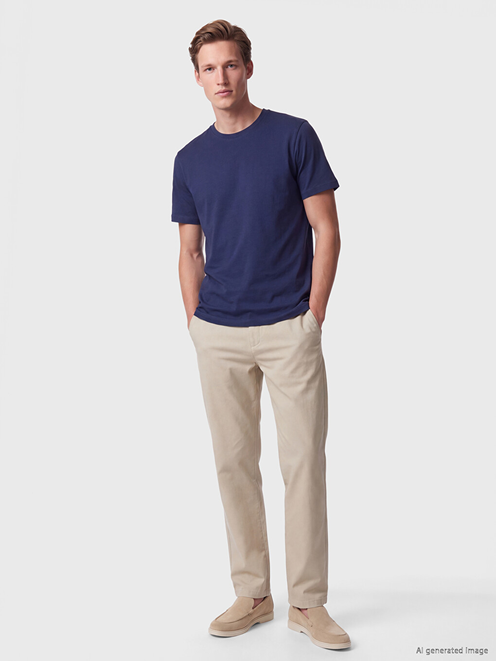 تي شيرت قماش رقيق Regular Fit /03-1