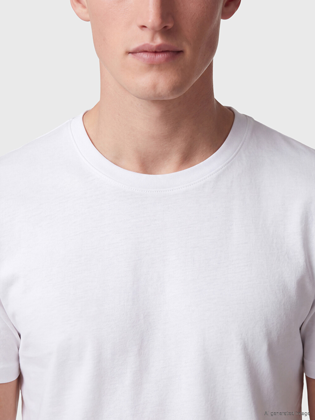 Regular Fit Thin Fabric T-shirt /03-3