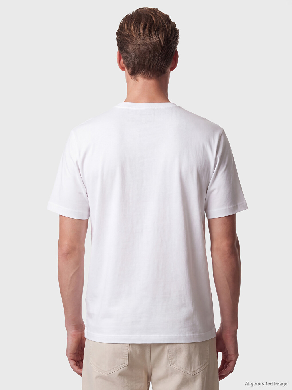Regular Fit Thin Fabric T-shirt /03-4