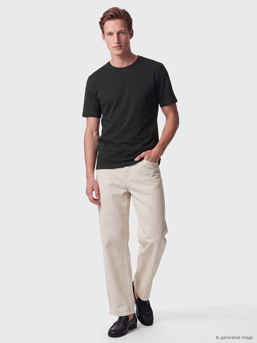 تي شيرت قماش رقيق Regular Fit /03-1