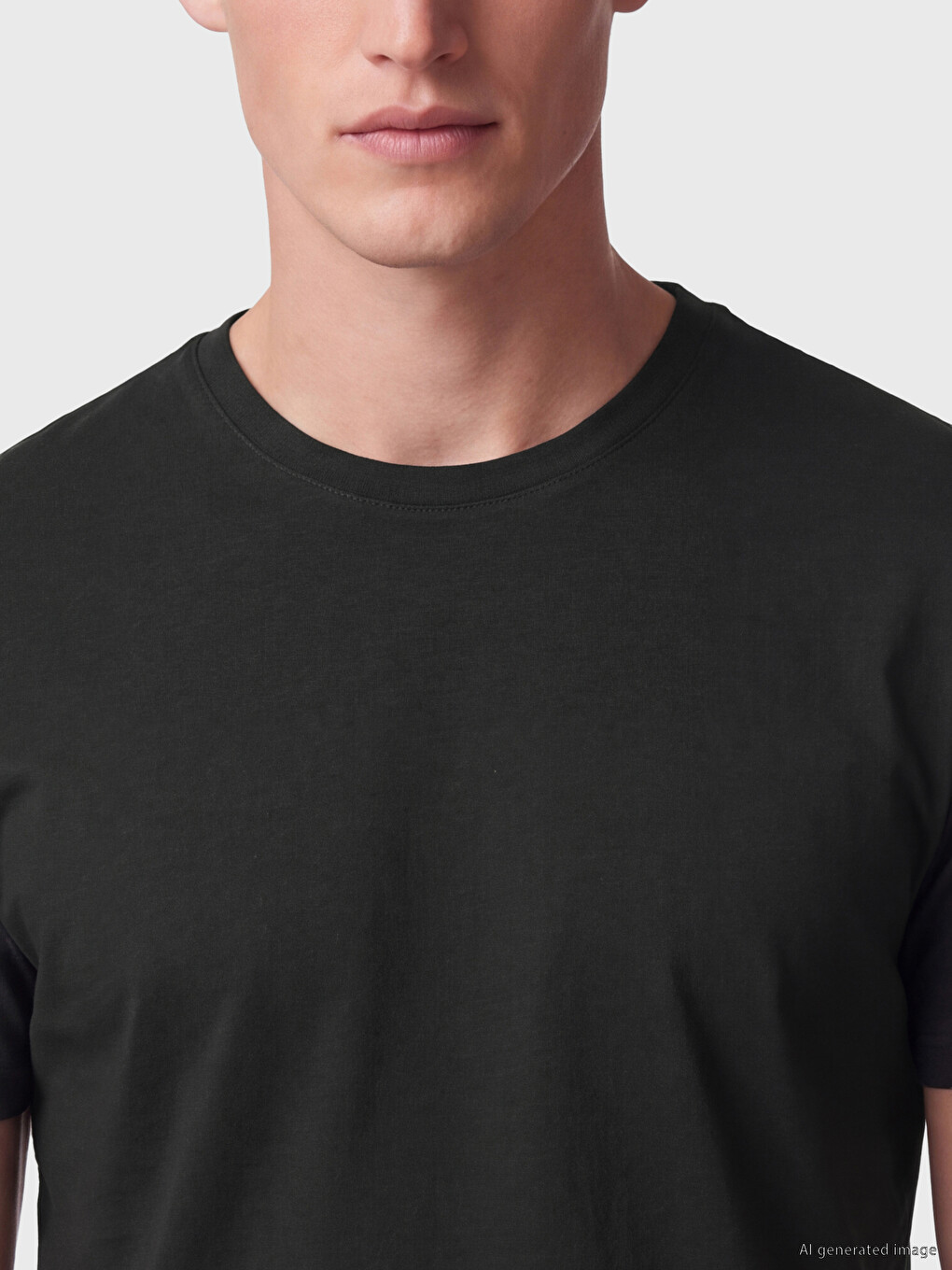 تي شيرت قماش رقيق Regular Fit /03-2