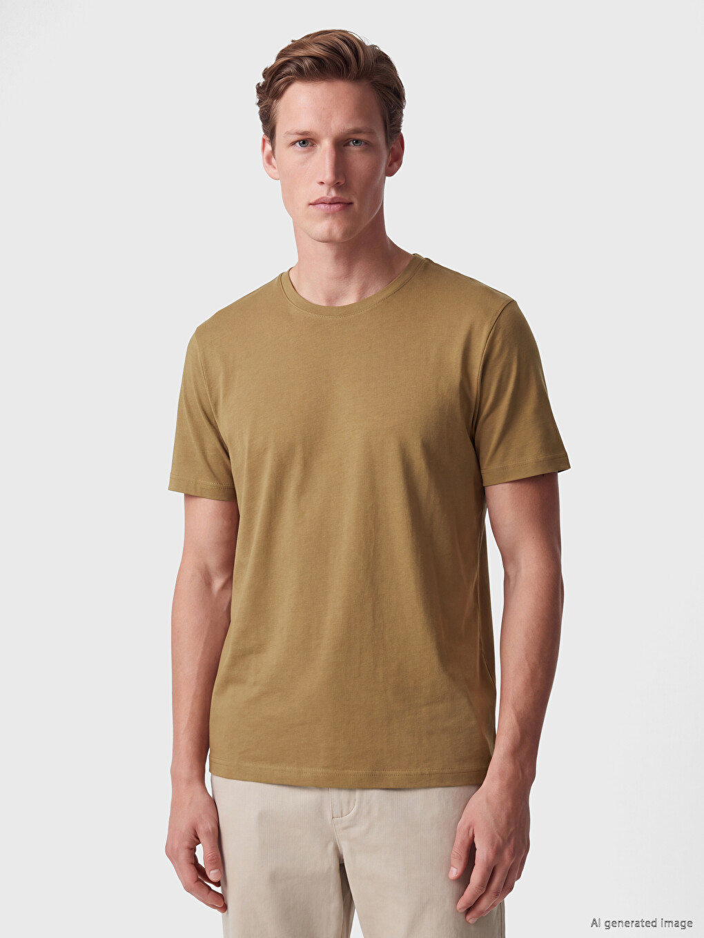 تي شيرت قماش رقيق Regular Fit /03-1
