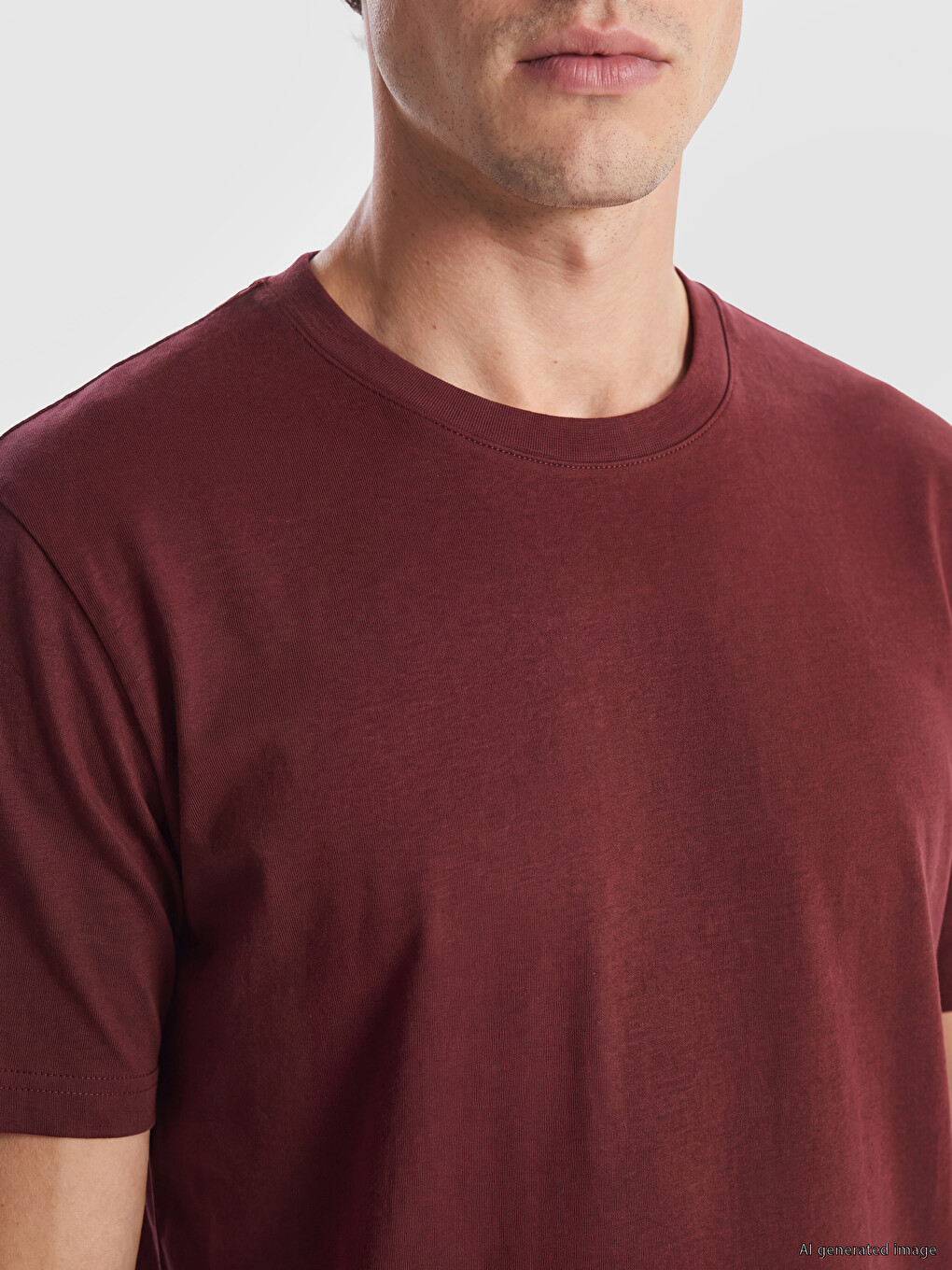 Crew Neck Interlock Men's T-shirt-2
