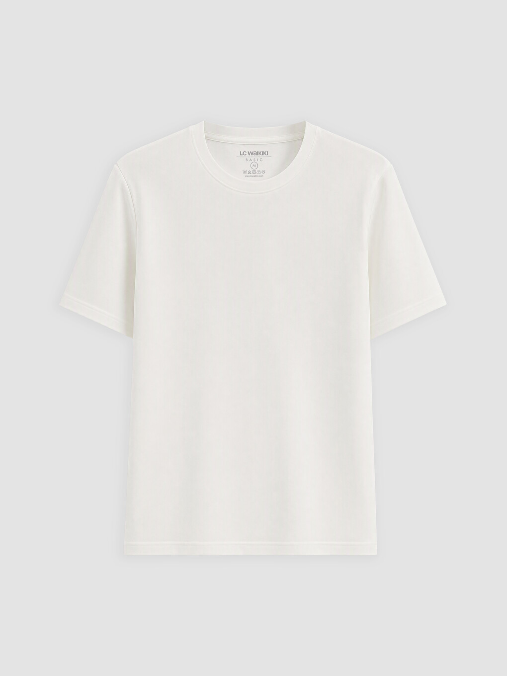 Man White T-shirt-3
