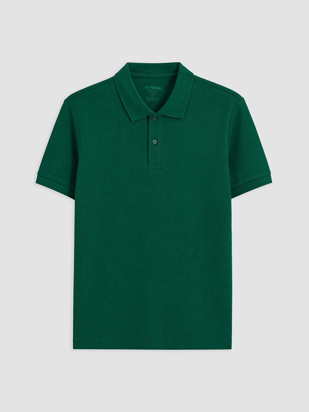 Yeşil Polo Yaka Pike Erkek Tişört