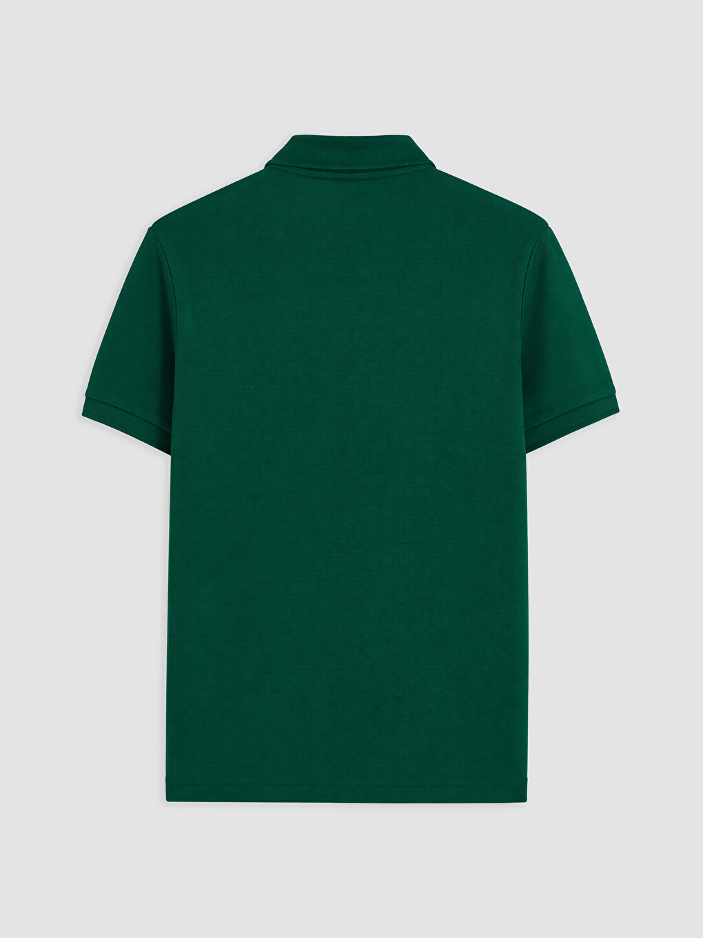 Yeşil Polo Yaka Pike Erkek Tişört-1