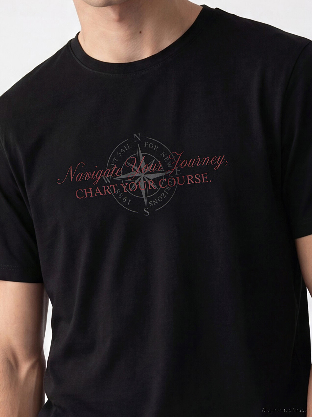 T-shirt Noir Homme-2