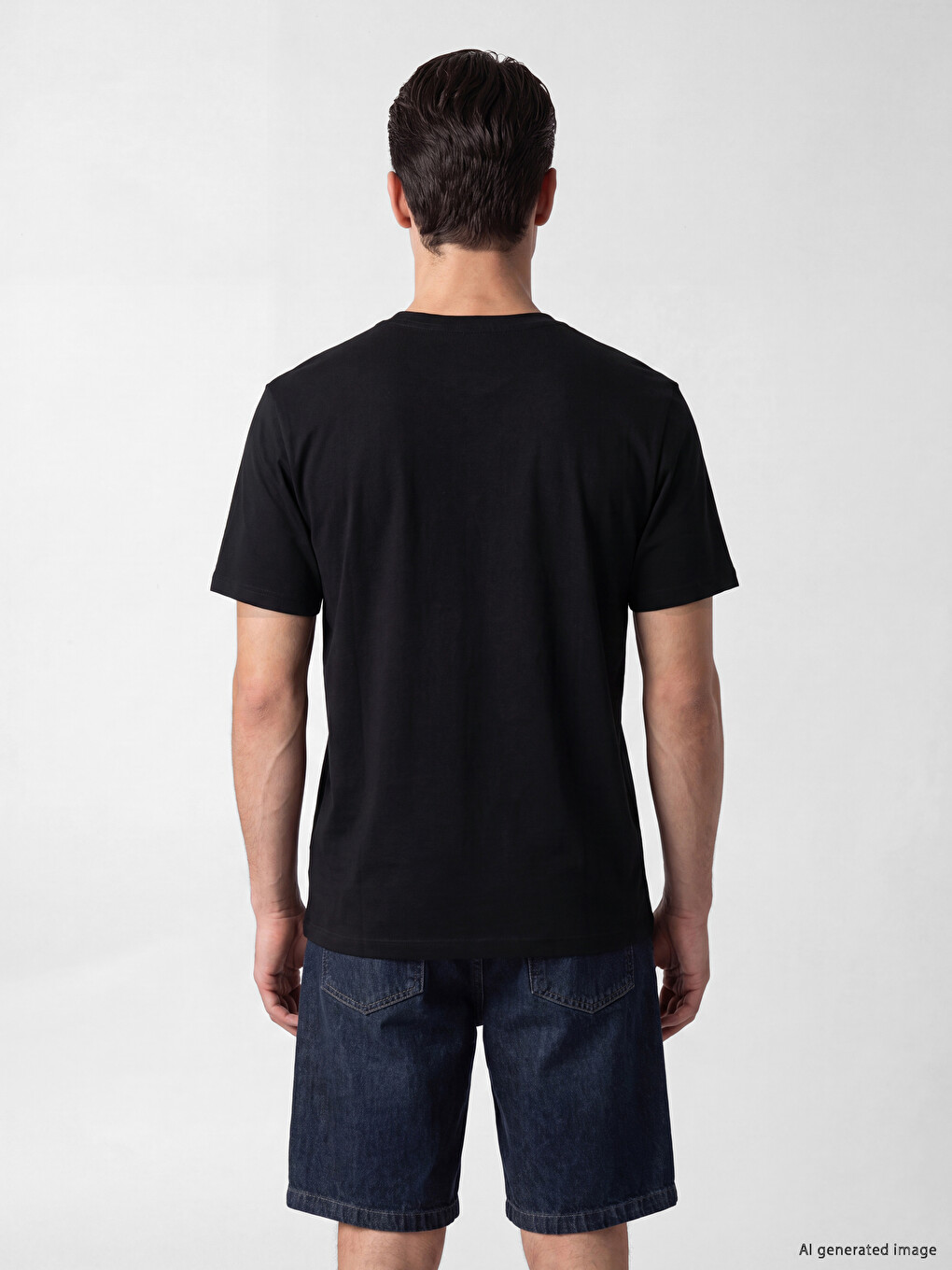 T-shirt Noir Homme-3