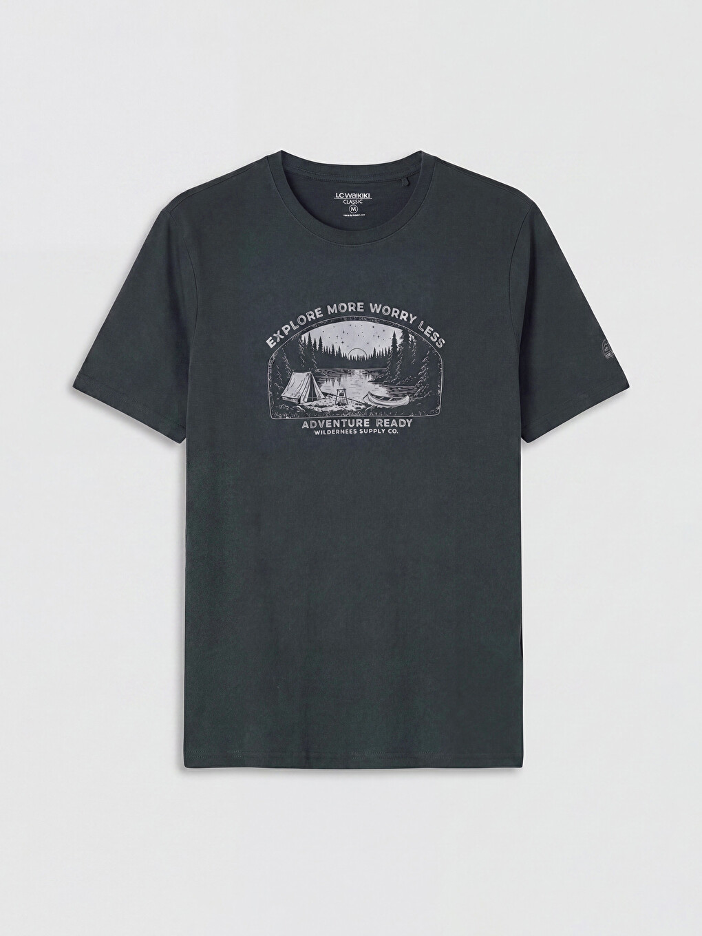 Crew Neck Printed Men's T-shirt-4
