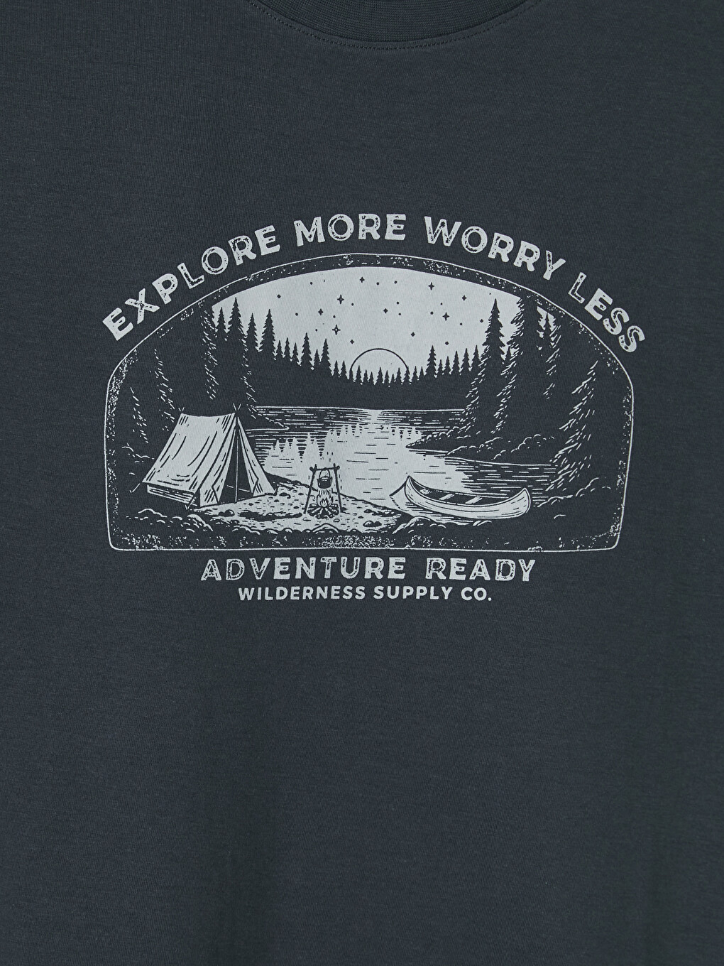 Crew Neck Printed Men's T-shirt-6