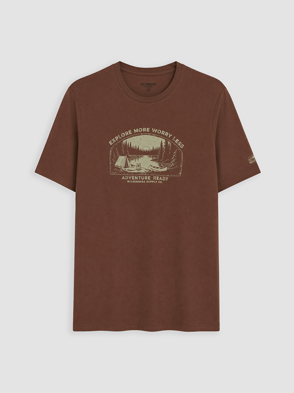 Crew Neck Printed Men's T-shirt