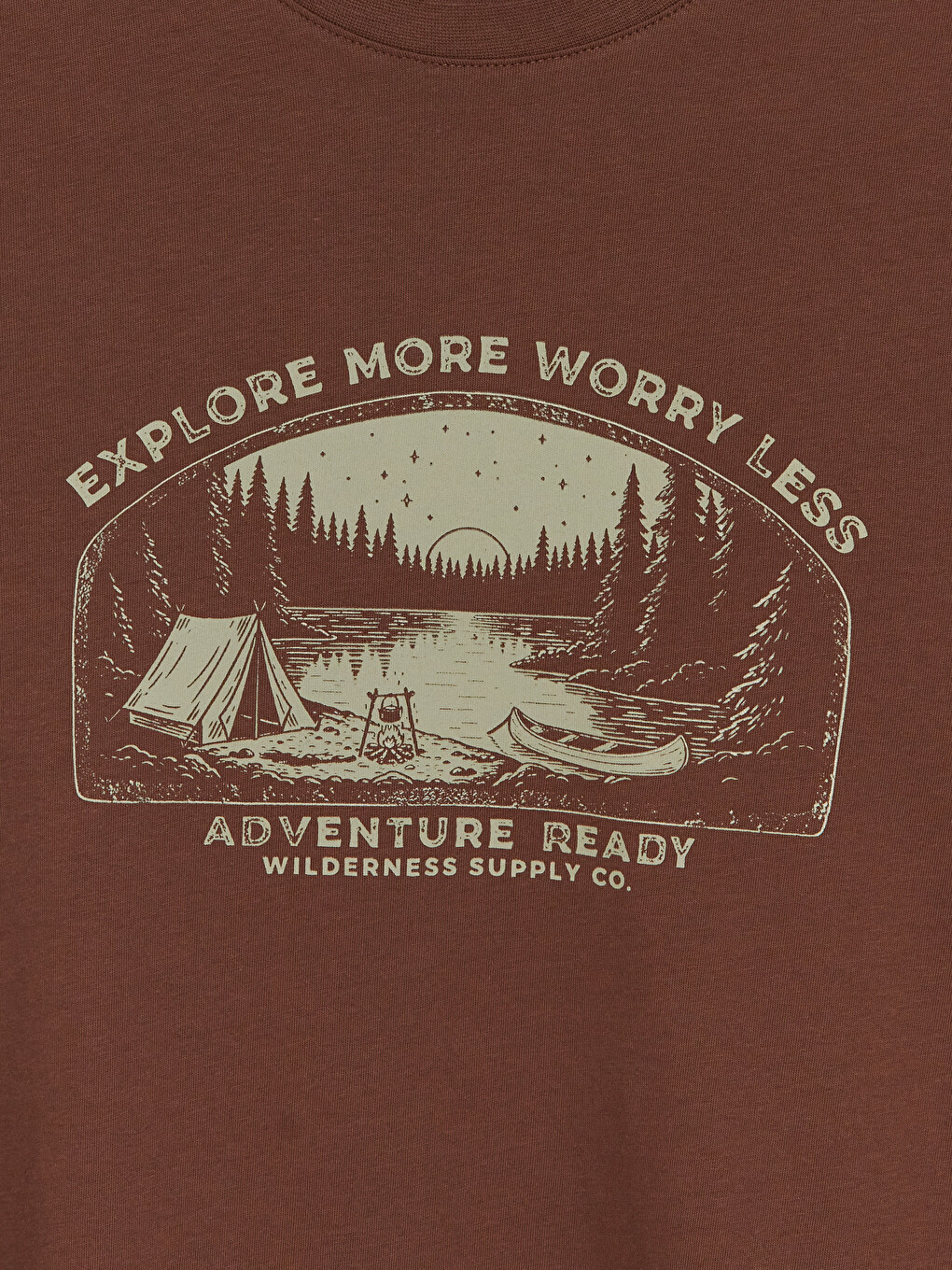 Crew Neck Printed Men's T-shirt-1