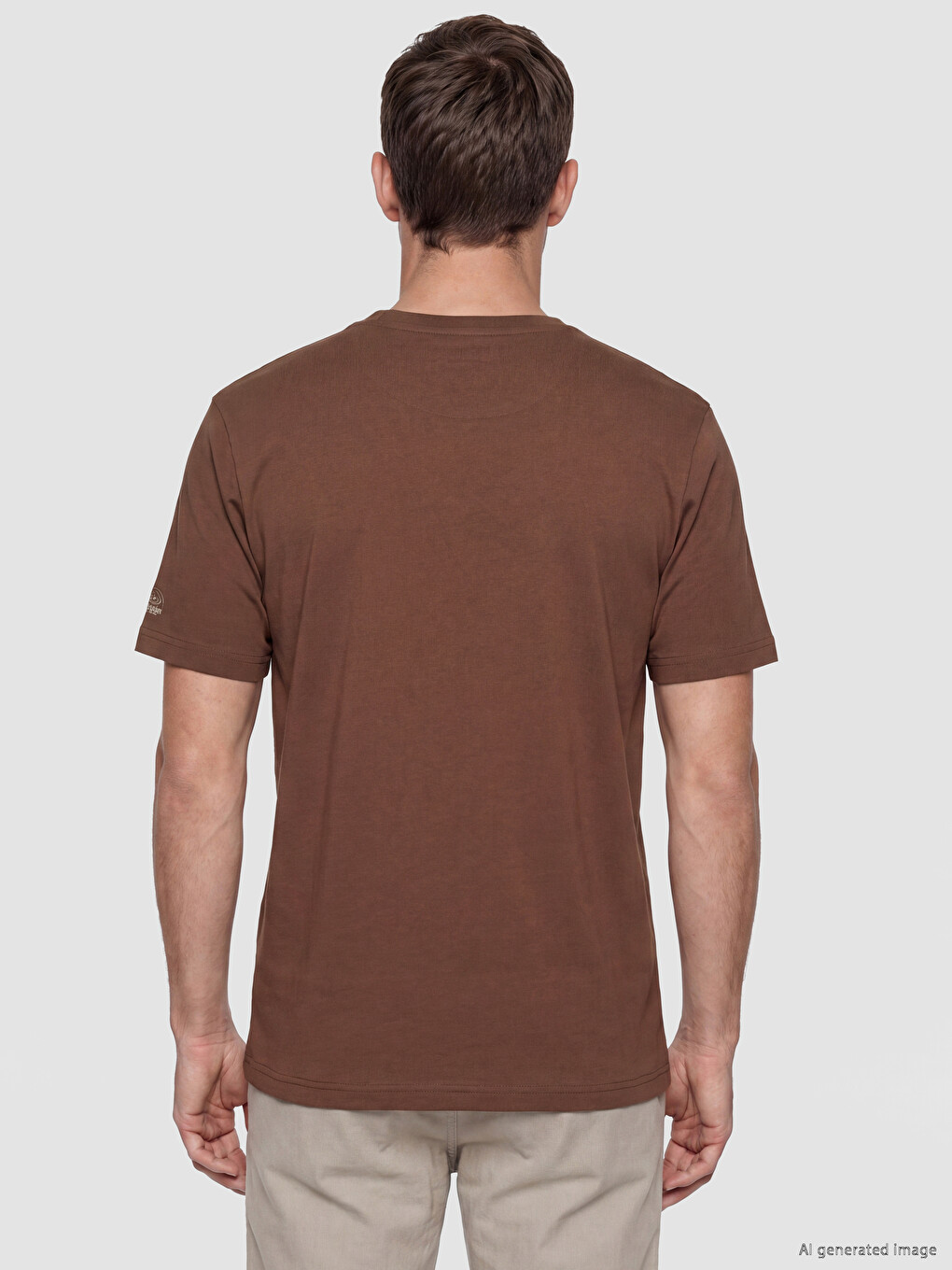 Crew Neck Printed Men's T-shirt-3
