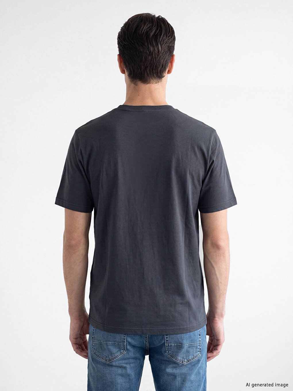 Crew Neck Printed Men's T-shirt-2
