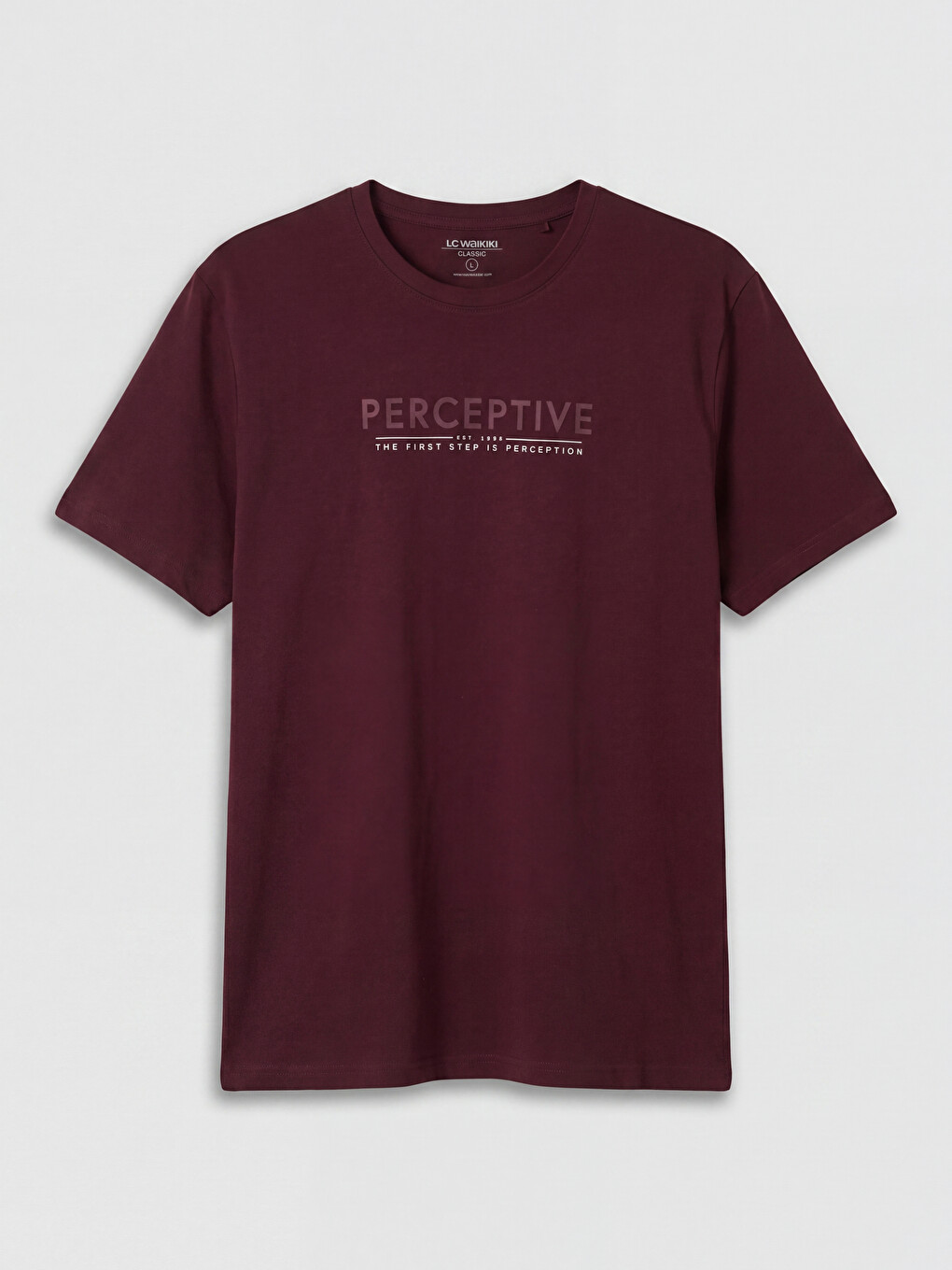 Mann Burgund T-shirt-3