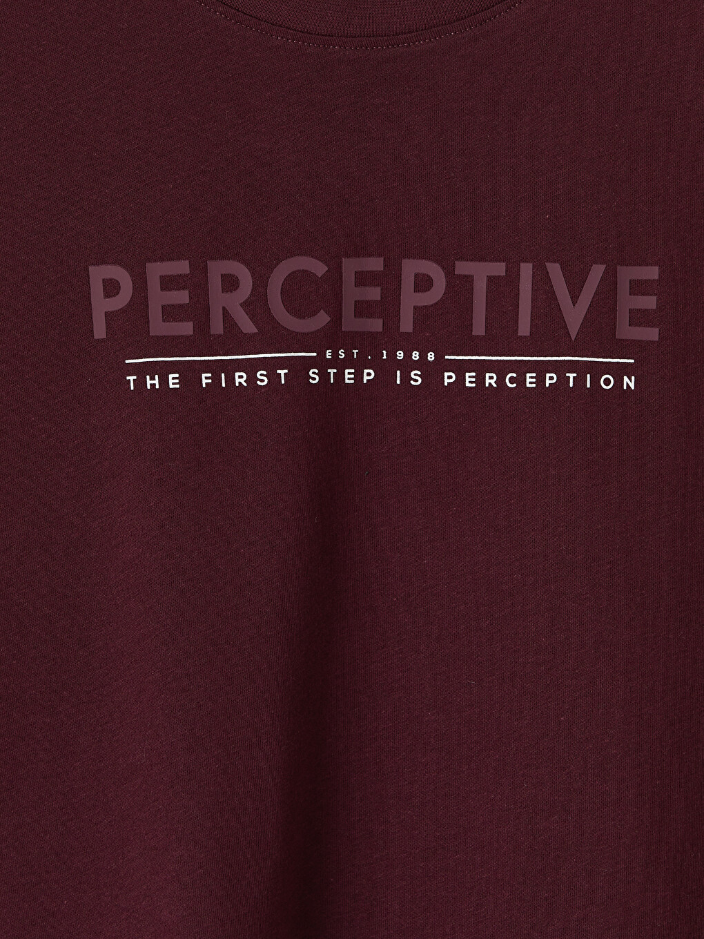 Mann Burgund T-shirt-5
