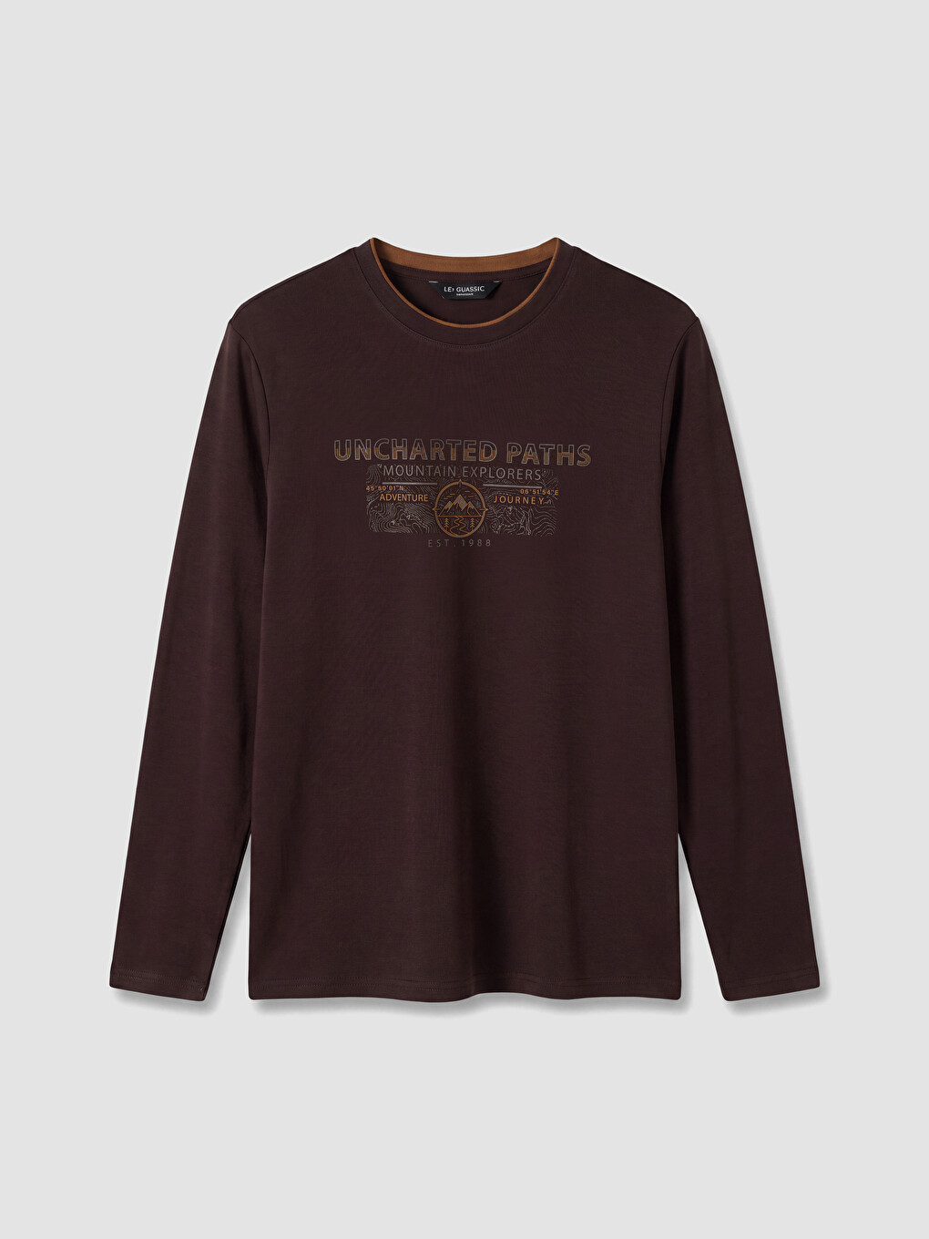 Crew Neck Printed Men's Sweatshirt-3