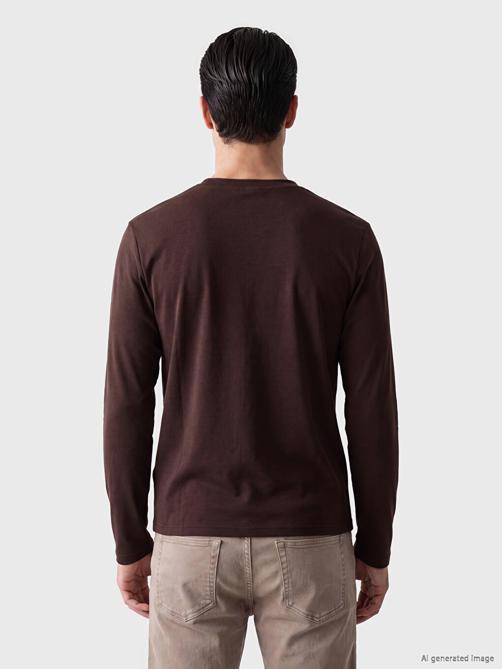 Crew Neck Printed Men's Sweatshirt-2