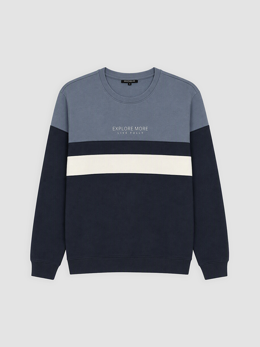 Crew Neck Men's Thick Sweatshirt