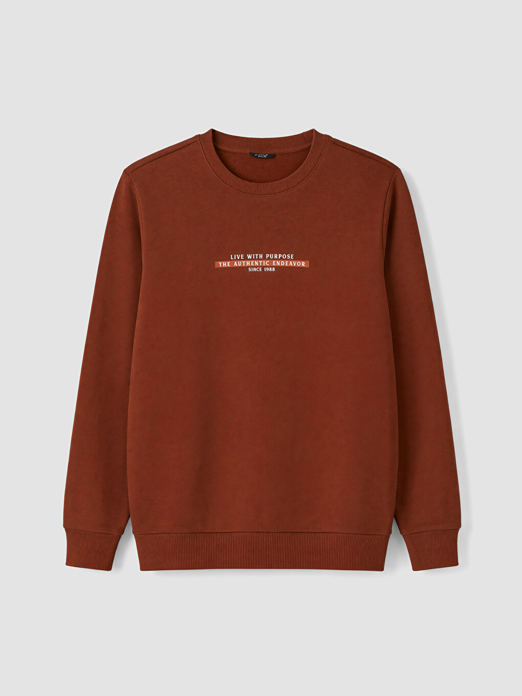 Man Orange Sweatshirt-3