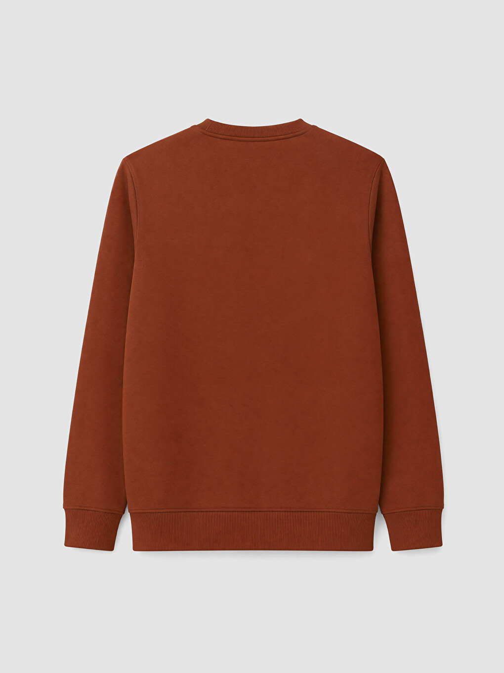 Man Orange Sweatshirt-4