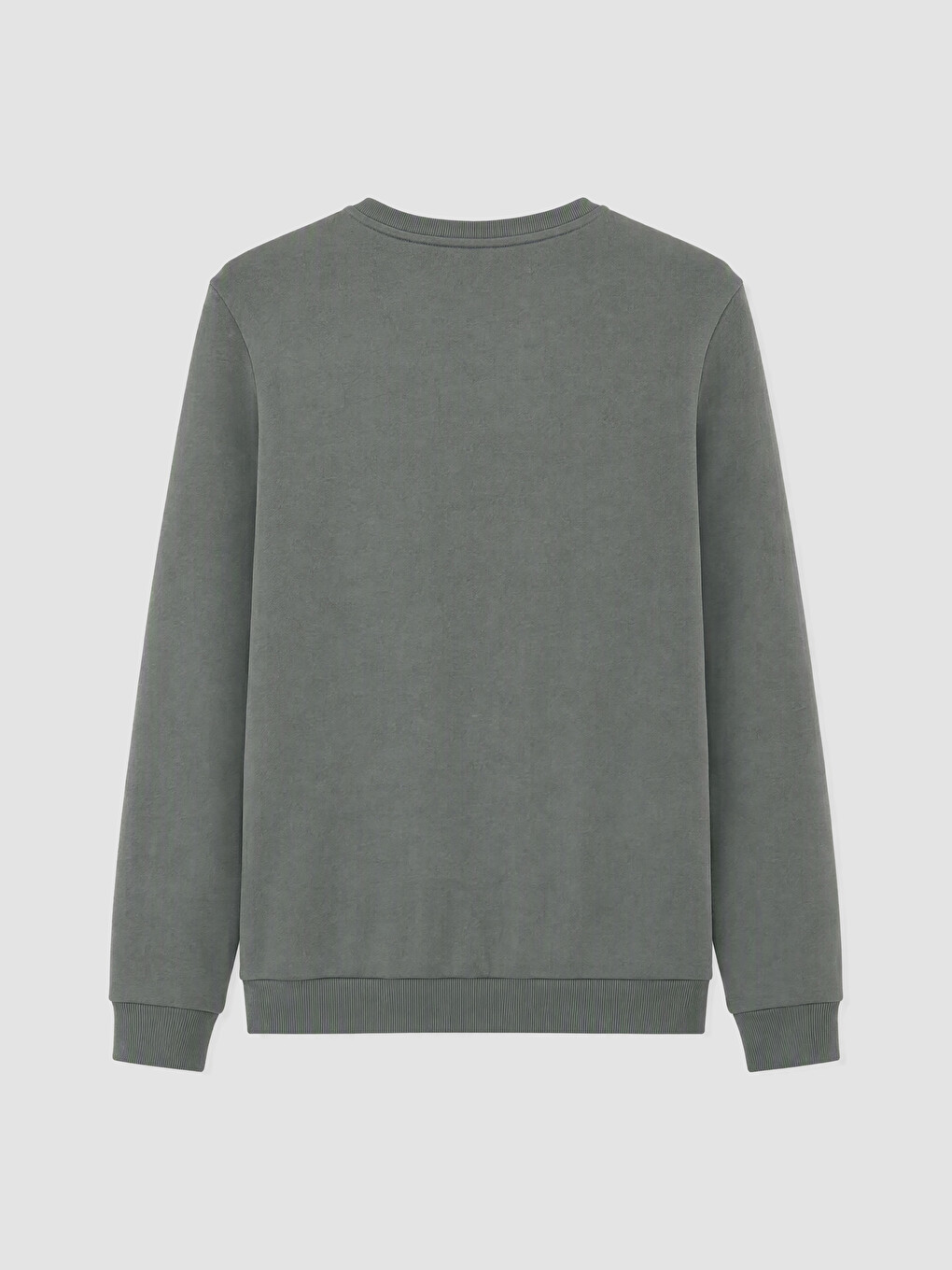 Crew Neck Men's Thick Sweatshirt-1