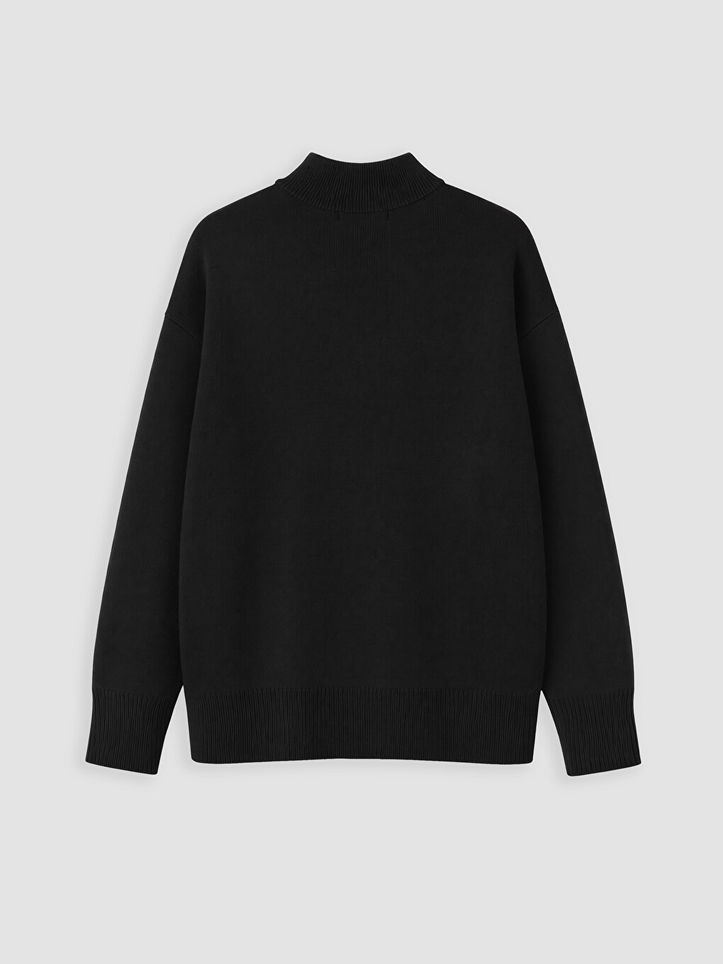 Woman Black Sweater-5