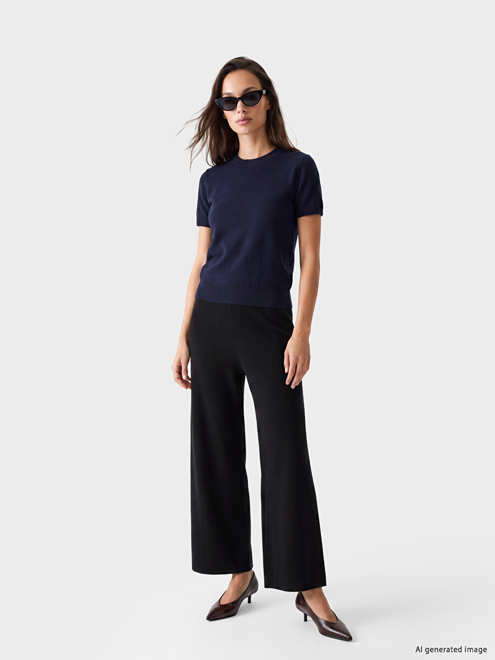 Woman Black Trousers