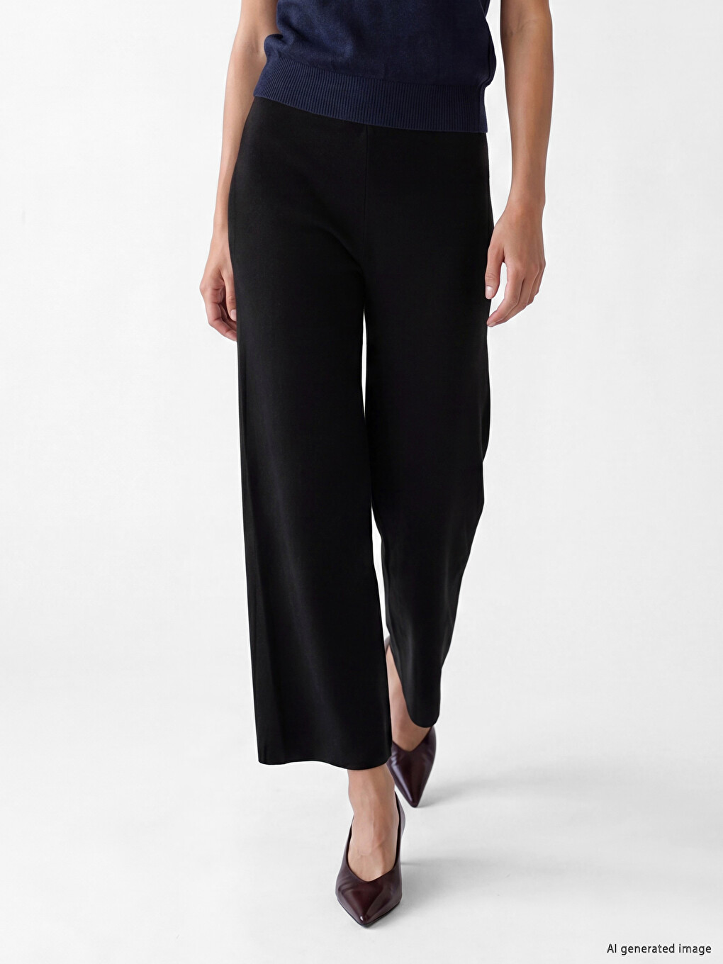Woman Black Trousers-1