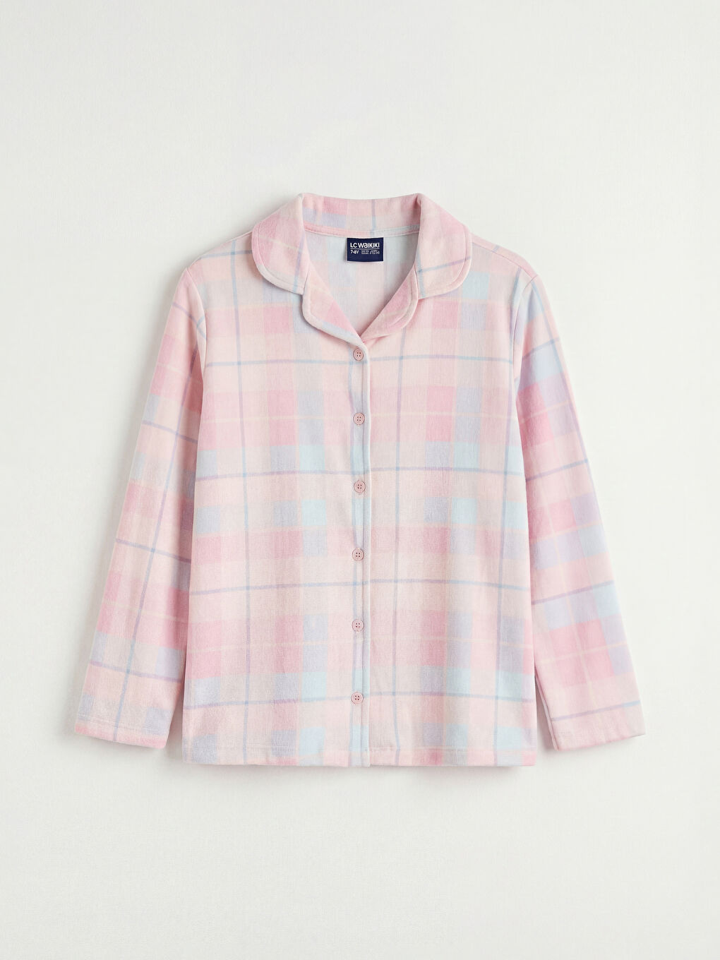 طقم بيجاما وردي فتاة-1