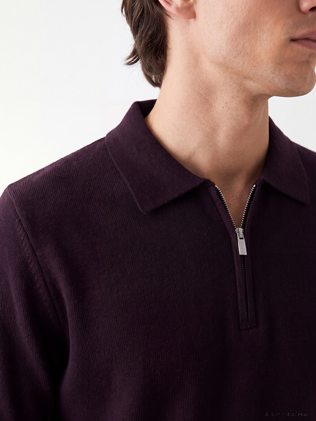 Polo Collar Men's Knitwear Sweater-2