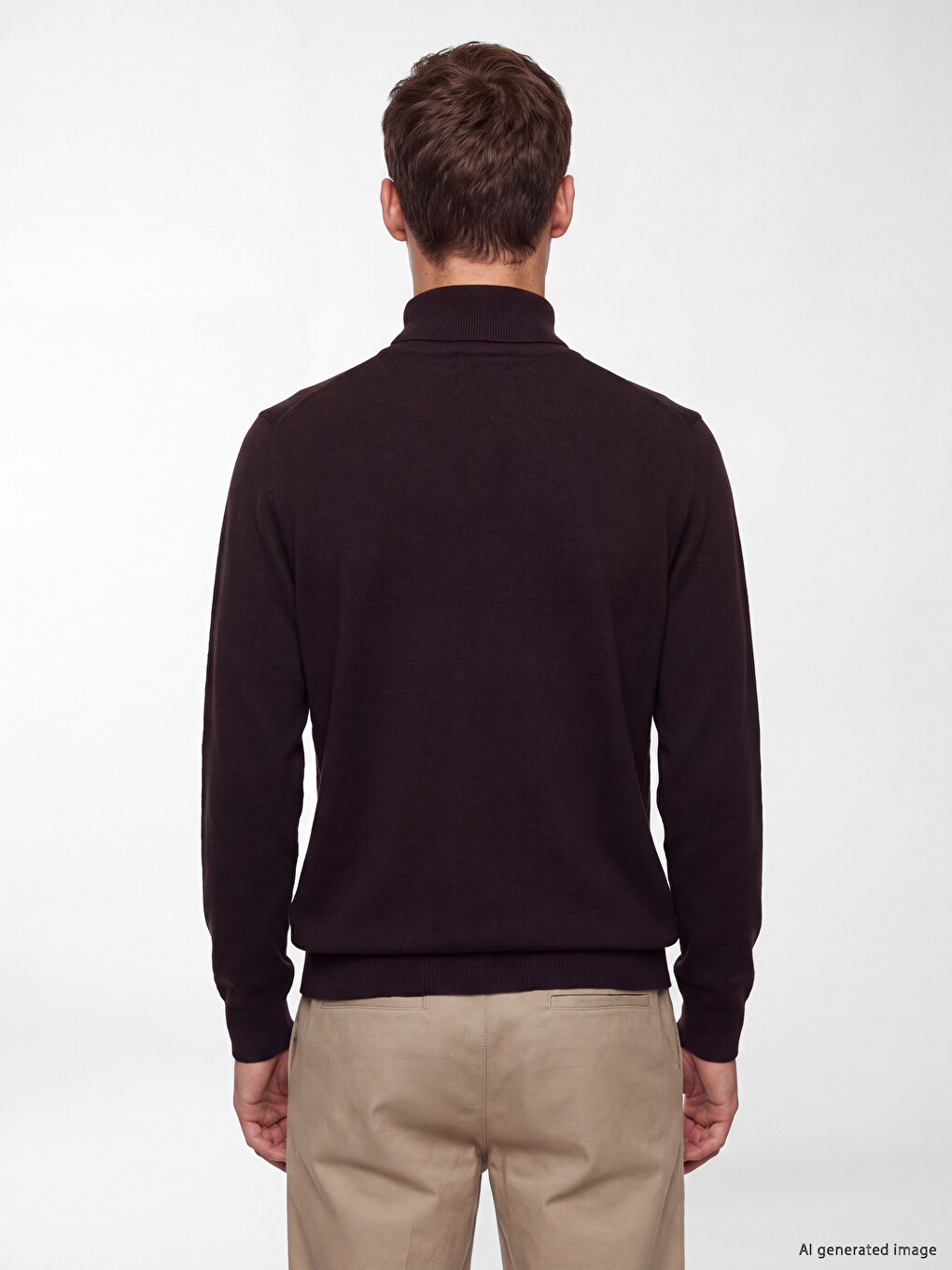 Polo Collar Men's Knitwear Sweater-3