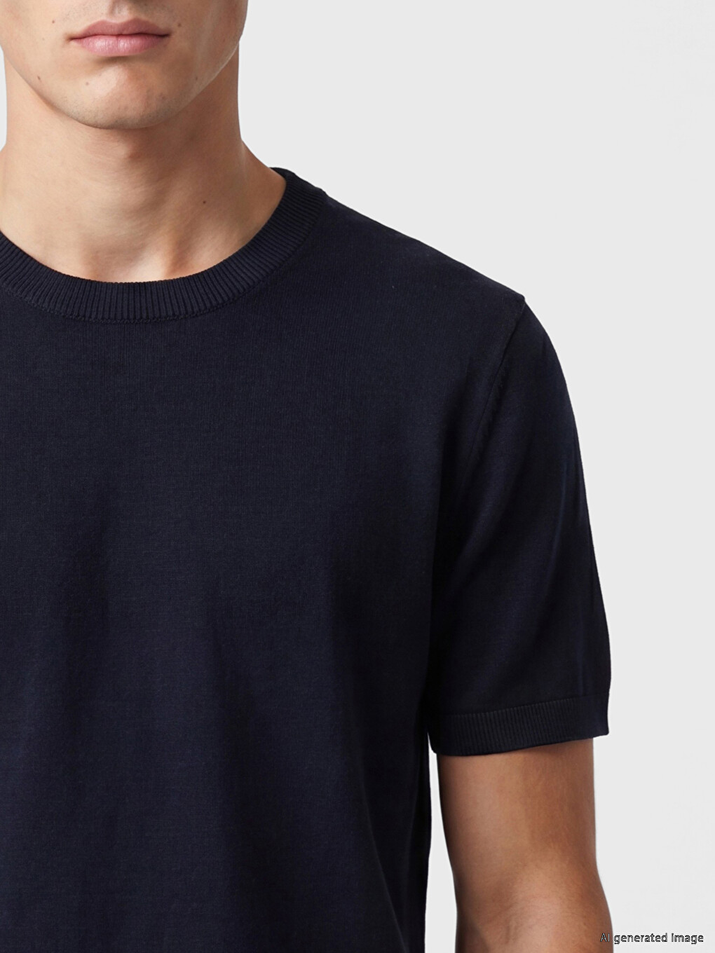 Crew Neck Knitwear Sweater پیاوان-2