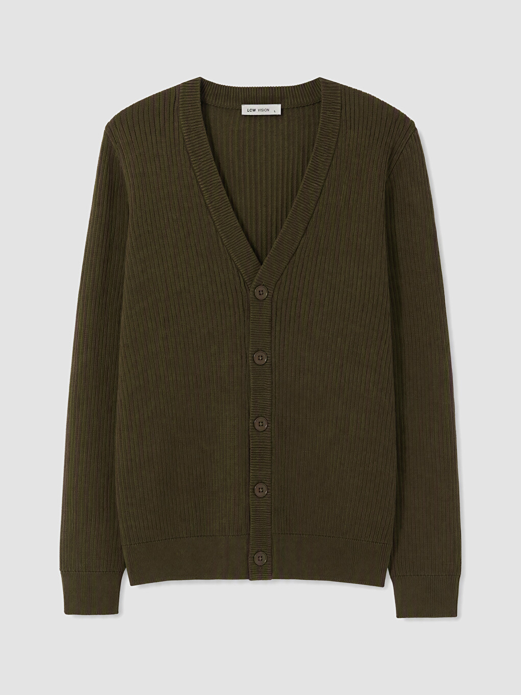 Man Khaki Cardigan