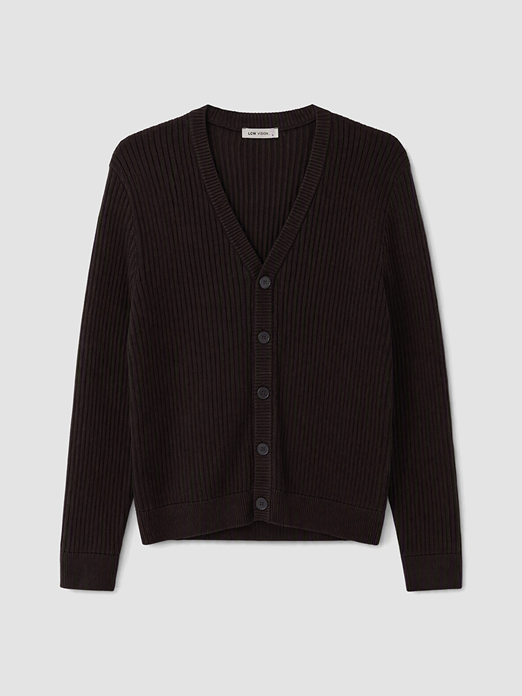 Man Brown Cardigan