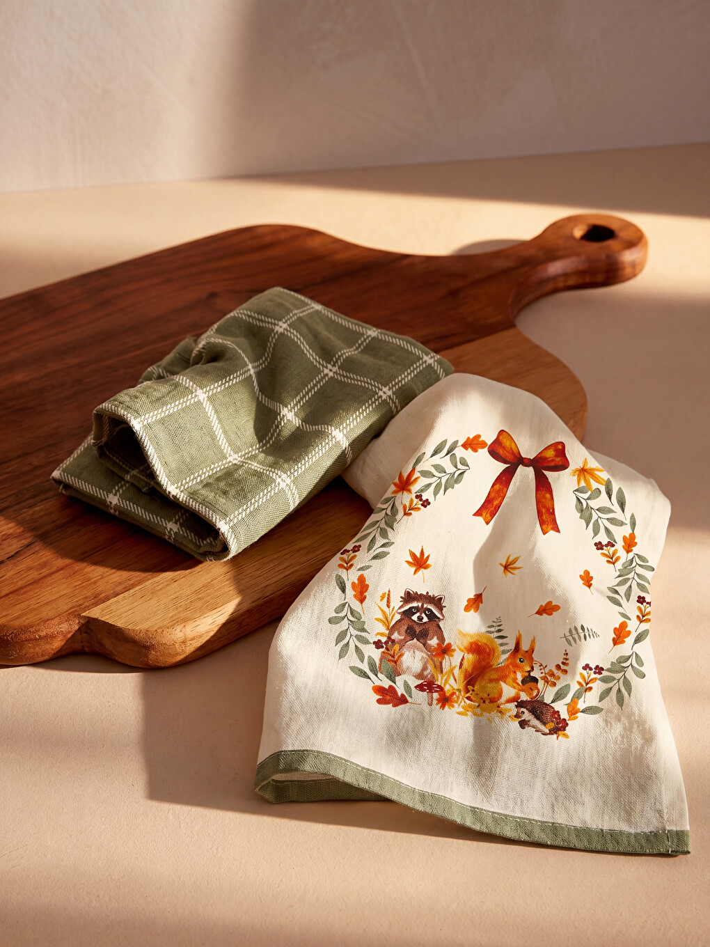 Patterned Tea Towel 2 Pack