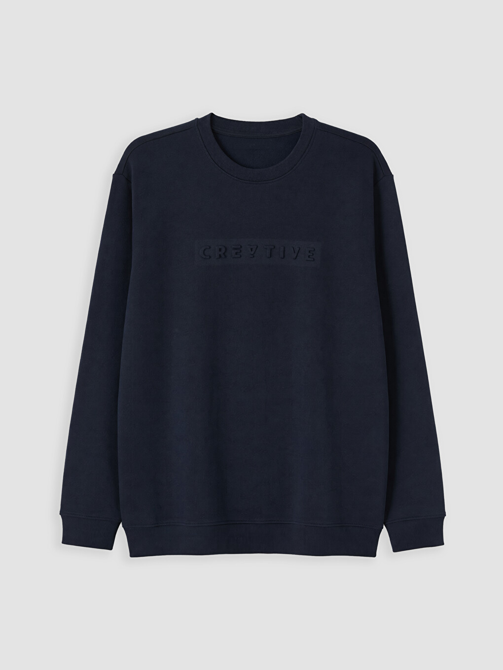 Man Navy Sweatshirt-3