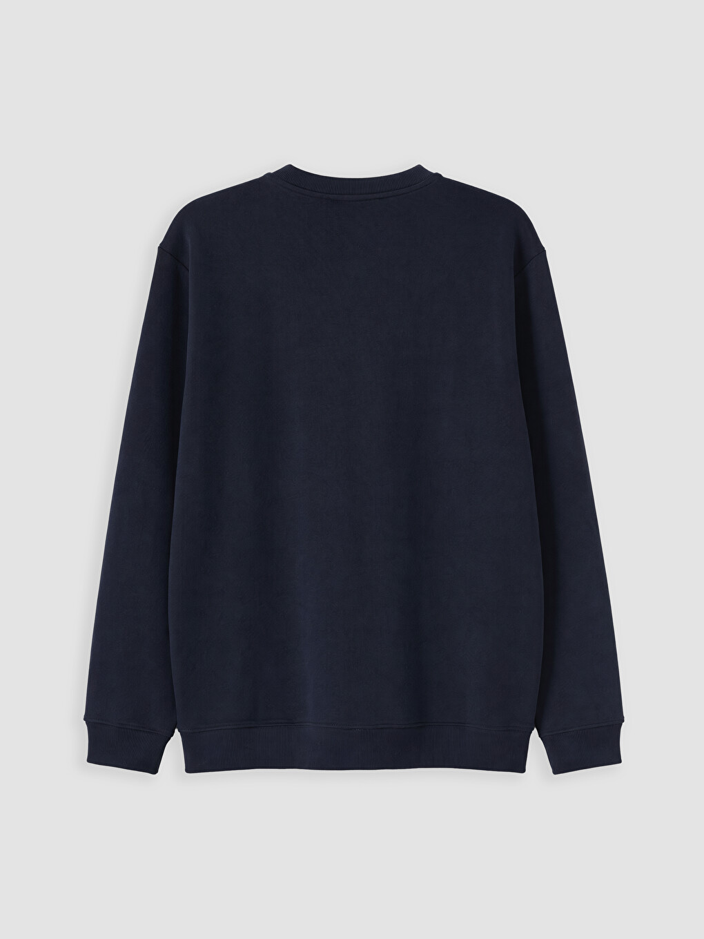 Man Navy Sweatshirt-5