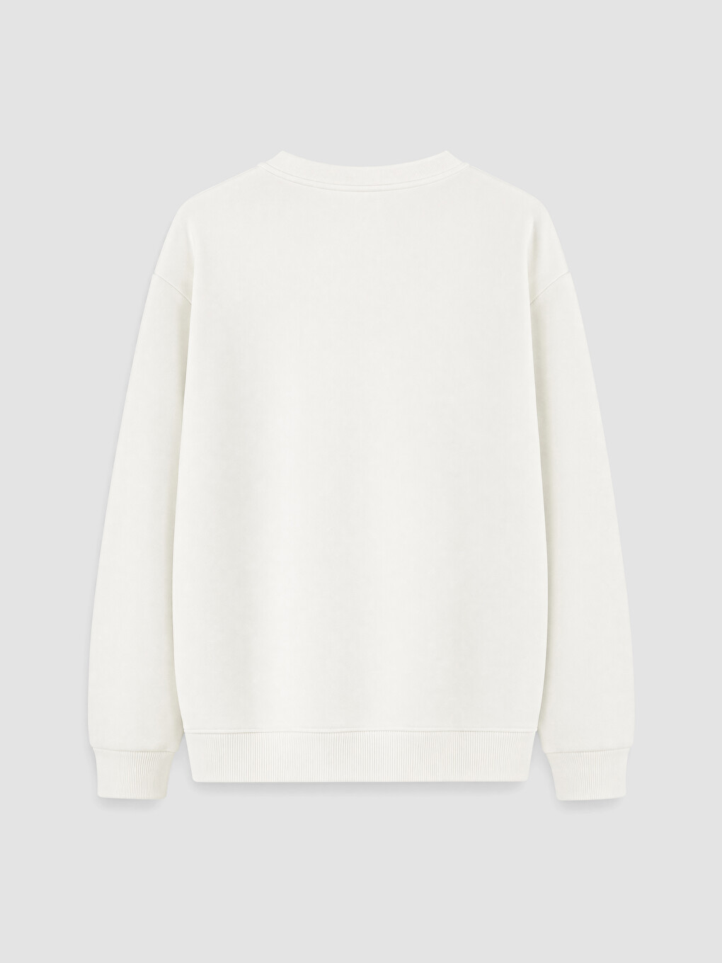 Man White Sweatshirt-6